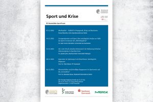 Vortragsreihe Sport und Krise